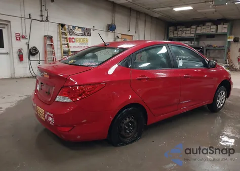 2014 Hyundai Accent Gls from USA, damaged, VIN KMHCT4AE7EU675166